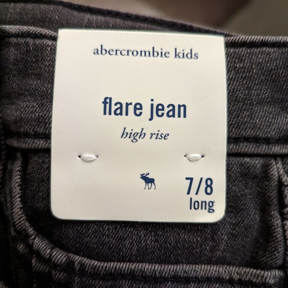 Abercrombie kids girls 7/8 long jeans, NWT - Picture 5 of 7